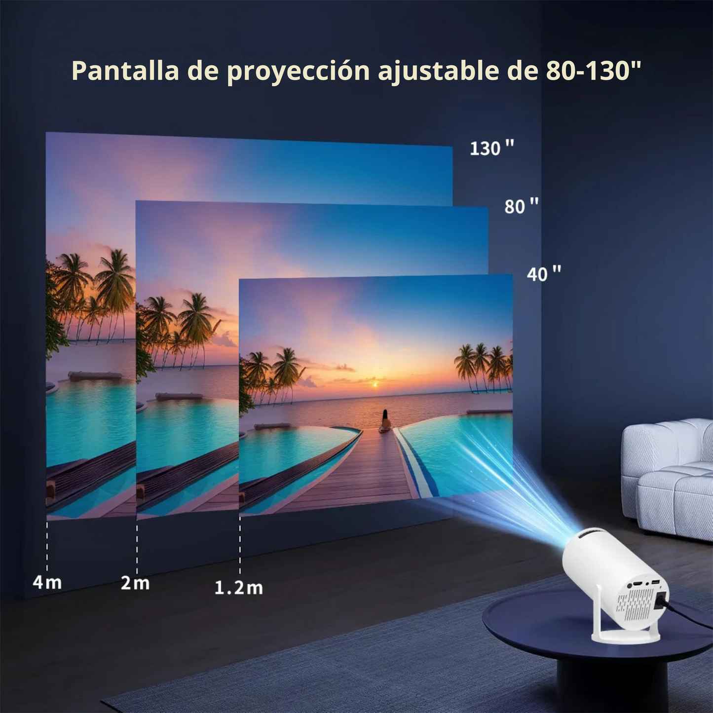 Proyector Mini Smart 4K